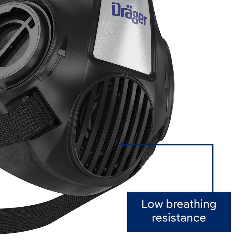 Dräger X-plore 3500 Half-Face Respirator Mask, NIOSH Approved Size M