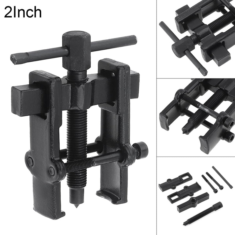 OriGlam Adjustable Two Jaw Bearing Gear Puller Remover Tool, 2 Inch Carbon Steel Pump Removing Kit for Motorcycle (2 Inch)