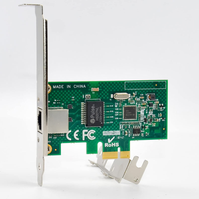 PCIe Gigabit Network Card 1000M PCI Express Ethernet Adapter with Intel I210AT LAN NIC Card for Support PXE for Windows/Windows Server/Linux(Lightning Protection Design) (ST729) ST729-I210AT