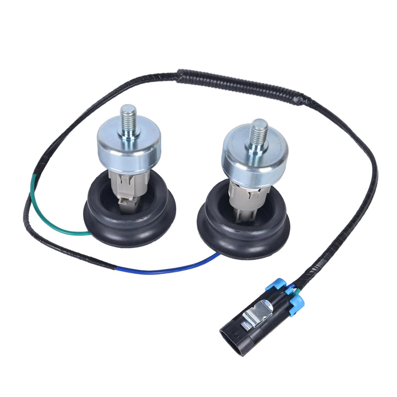 RLP Knock Sensor Kit with Wiring Harness Compatible with Chevy Camaro Corvette Express Silverado 1500 2500 3500 Suburban Tahoe GMC Sierra 1500 2500 3500 Yukon Replaces 12601822 12589867 917-033