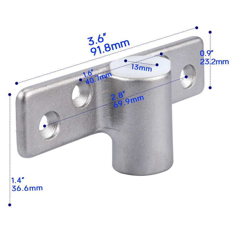 316 Stainless Steel Boat Oarlock, Rowlock Oar Socket for Small Boat Dinghy Canoe,Dinghy, Lifeboat（2PCS） (Oarlock Socket)