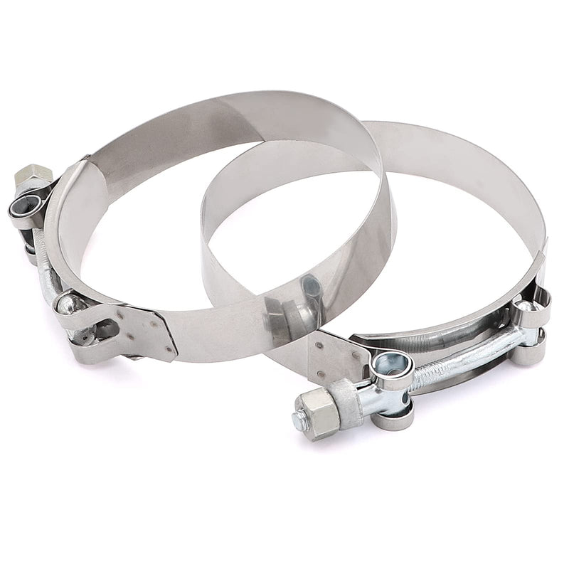 Straight Reducer Coupler Silicone Hose ID 3inch to 3.5inch 4-Ply with Stainless Steel T-Bolt Clamp for Turbo/Intercooler/Intake Piping 3"-3.5"