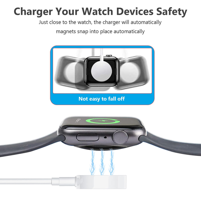 Fast Charger for Apple Watch Charger, with Series Ultra/SE/11/10/9/8/7 | 20W USB C Fast Charger 6.6FT/2M Strong Magnetic Charger