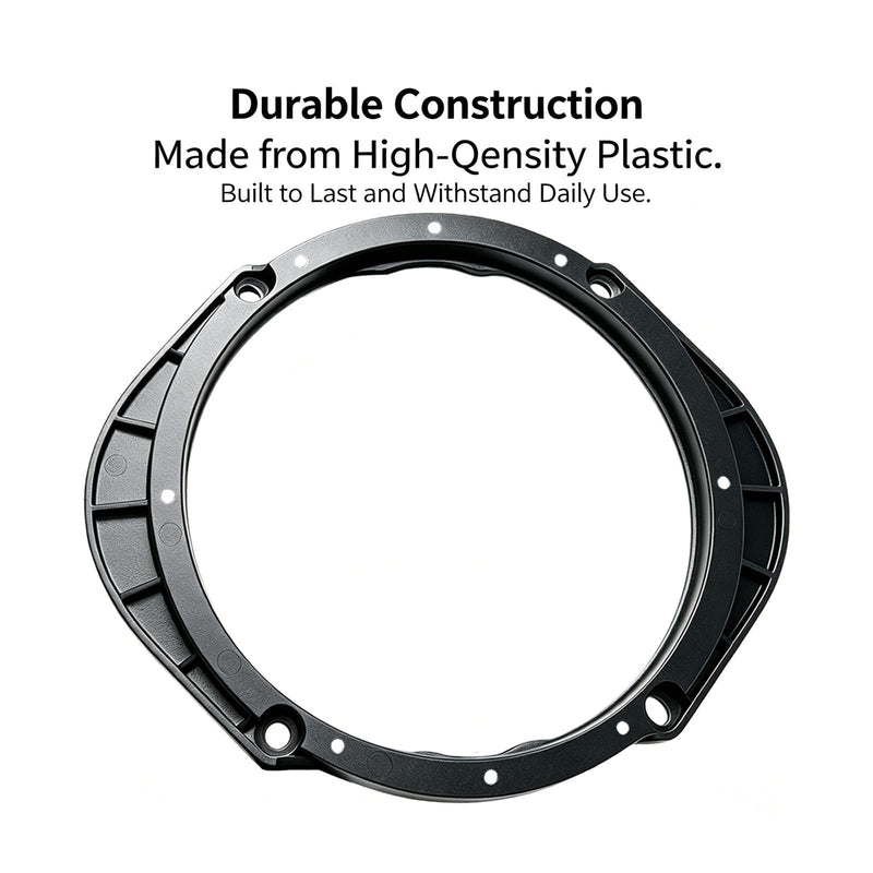 5x7 6x8 to 6.5 Inch Door Speaker Spacer Bracket Adapter for Ford Lincoln | for 1993-2011 Ranger 1998-2005 Explorer 1994-2014 Mustang 2001-2012 Escape 1998-2014 Navigator Mercury 1996-2009 Sable