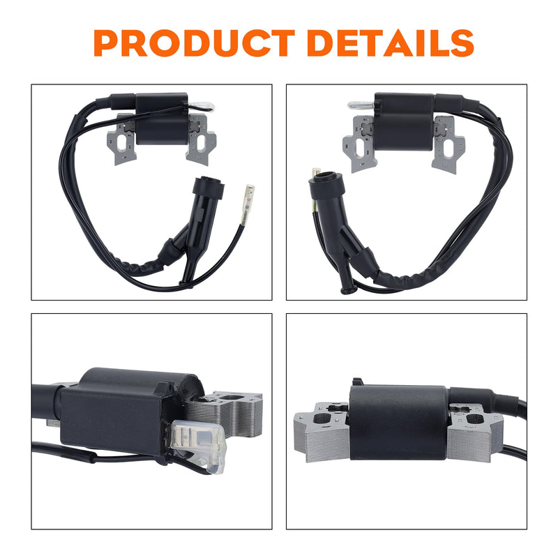 Hipa 212 Ignition Coil for Predator 212CC 224CC Honda GX160 GX120 GX140 GX200 5.5hp 6.5hp Coleman BT200X CT200U CT200U-EX 196CC Engine Replaces 30500-ZE1-073