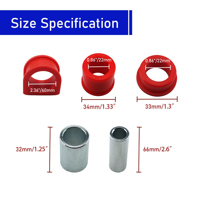 Rack And Pinion Bushing Set For Toyota 1996-2002 4Runner,1995-2004 Tacoma,1995 Pickup,Replaces # 8.10103R