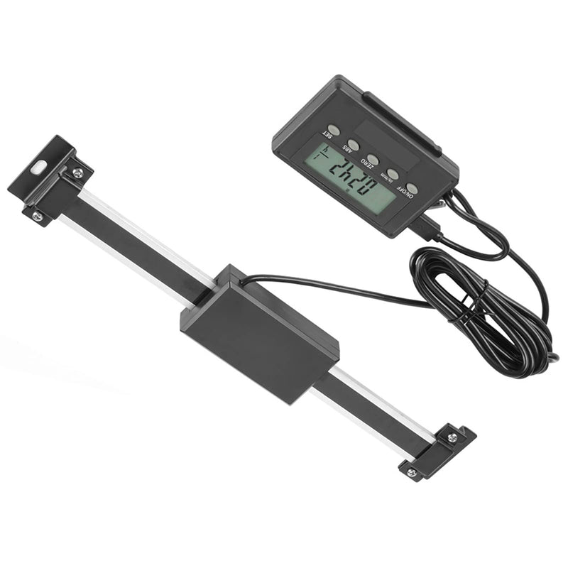 Digital Readout Linear Scale, 0 to150mm Aluminum Alloy Remote DRO Linear Scale Precision LCD Readout DRO Kit for Milling Machines Lathes
