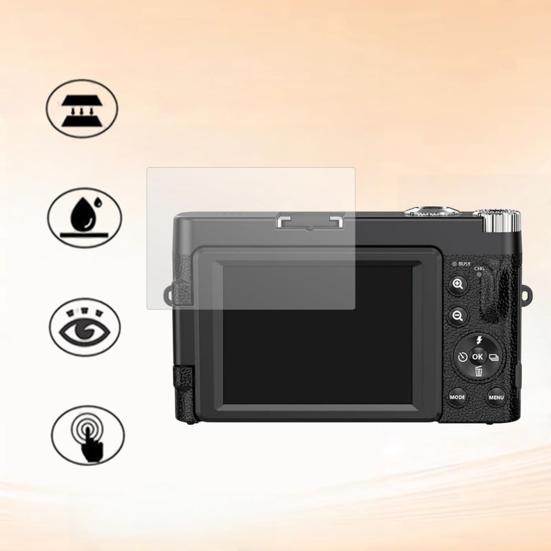 Screen Protector Designed for Duluvulu 4K Digital Camera (6 Pack) | HD Clear PET Film, Anti-Scratch, Designed for Zostuic / TEFTYMON / TESFOT DC101 Camera