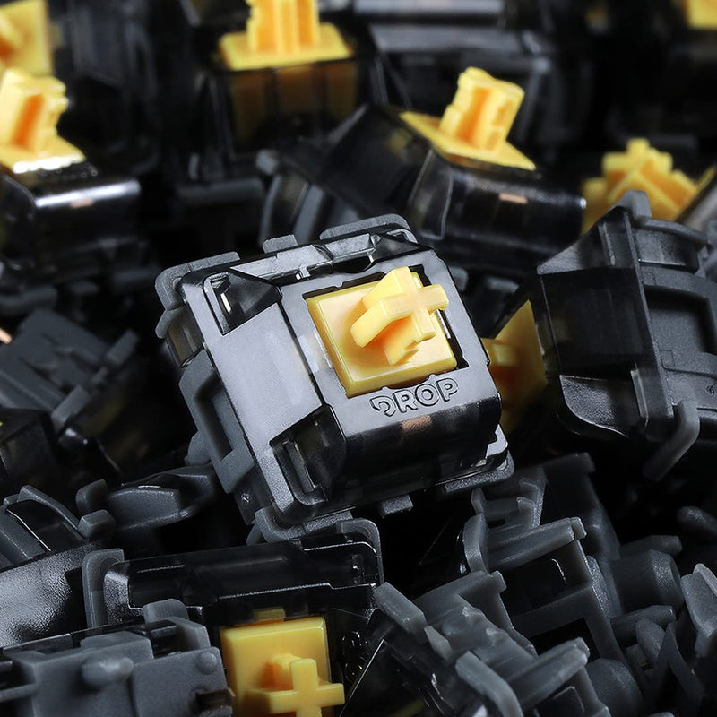 Drop Holy Panda X Mechanical Keyboard Switches - PCB Mount Quiet & Tactile Switches, Cherry MX Style, 65g, (35 PCS, 5-Pin), Black 5-Pin (PCB Mount)
