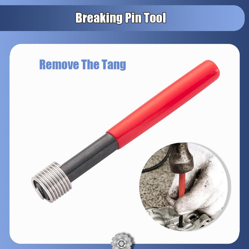 Thread Repair Kit M9x1.25mm Helicoil Restoring Thread Repair Tools Wire Insert Kit for Helicoil Type Internal Screw Holes Repairing (M9 x 1.25) M9 x 1.25