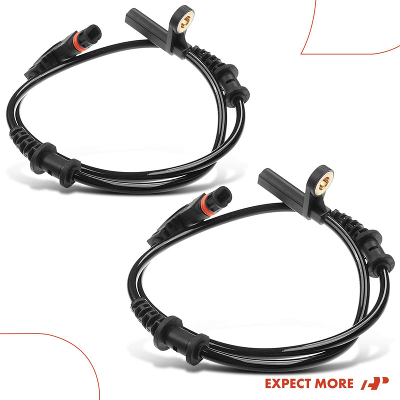 A-Premium ABS Wheel Speed Sensor Compatible with Mercedes-Benz Models - C200, C230, C240, C280, C32 AMG, C320, C55 AMG, CLK280, CLK320, CLK350, CLK500, CLK55 AMG, CLK550, SLK200, SLK300, SLK350 Pack of 2