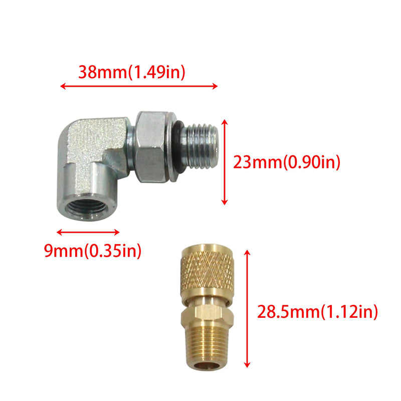 Compatible for Ford Powerstroke Diesel 7.3 Fuel Pressure Tester/Adapter