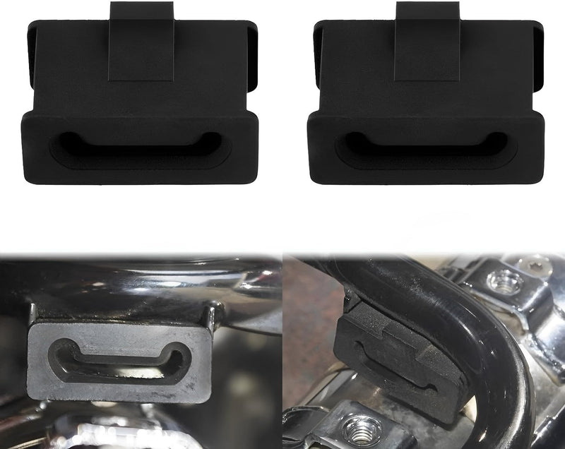 Rubber Muffler Mount Set for Harley Davidson Touring/Road King/Road Glide/Electra Glide/Street Glide/CVO (Replace: 65724-85) (Mufflers) Mufflers