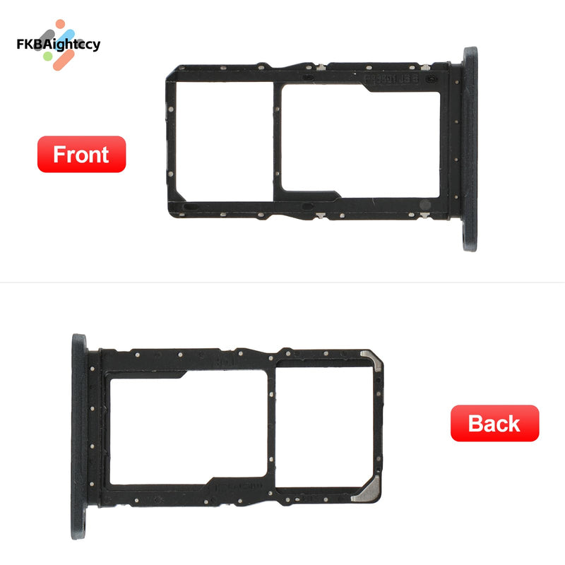 2PCS Sim Card Tray for Samsung Galaxy Tab A9+/A9 Plus SD Card Tray for Galaxy Tab A9+/A9 Plus SM-X210 SM-X215 SM-X216 Slot Holder Replacement with Open Eject Pin(Balck)