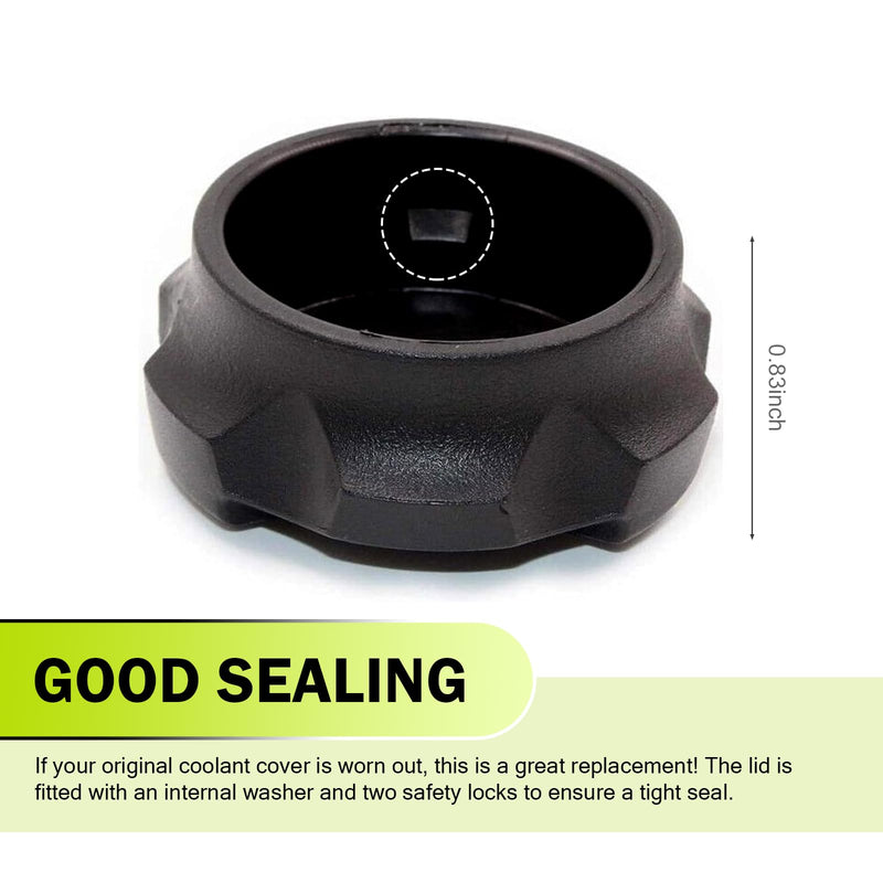 Car Radiator Tank Cover, Coolant Reservoir Cap, #2544126100 Seal Cap, Compatible with Hyundai Kia Santa Fe (Black)