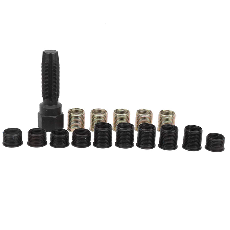 Spark Plug Rethread, Spark Plug Thread Repair Kit, M14x1.25 Spark Plug Thread Repair Tool Screw Tap Portable Carbon Steel Rethread Kit for, Tools