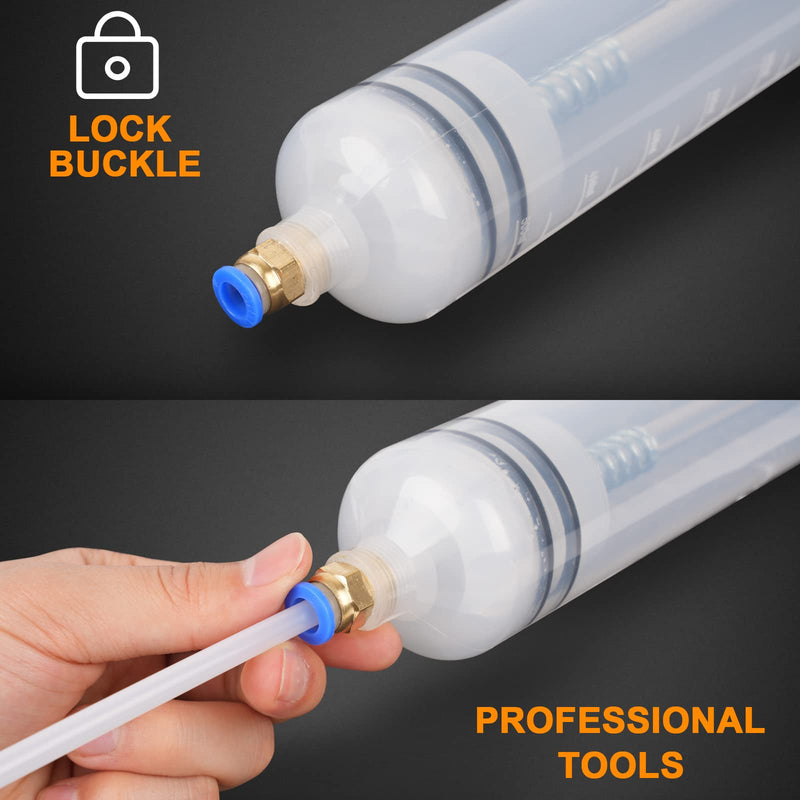 Fluid Extractor, Extraction&Fill Pump,Fluid Syringe Pump Manual Suction Vacuum Fuel Car Transfer (500cc) 500cc