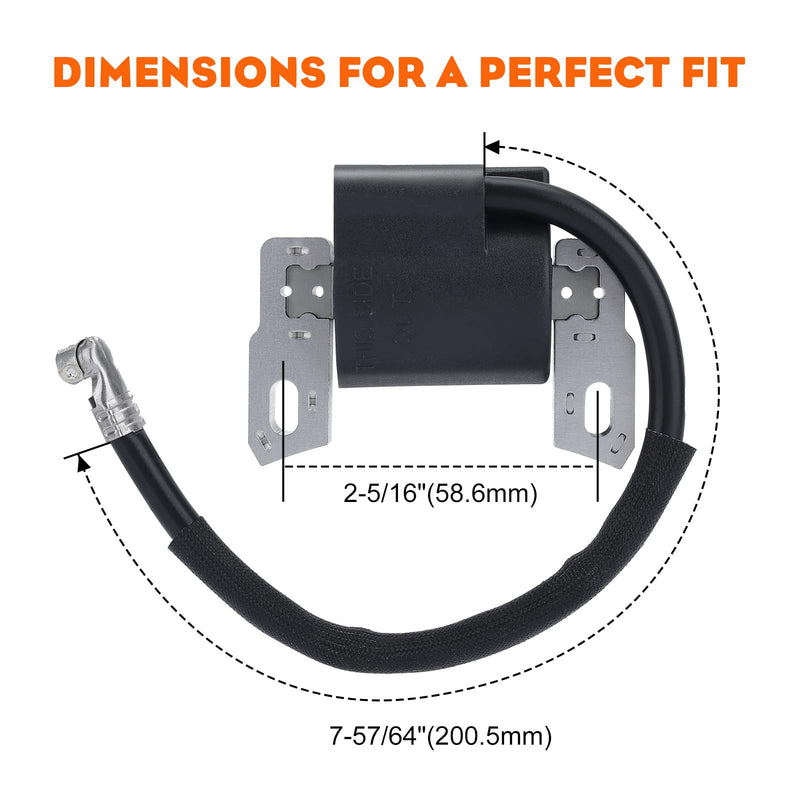 HIPA 590454 Ignition Coil Compatible with Brigg Stratt 799381 790817 692605 802574 Magneto Armature