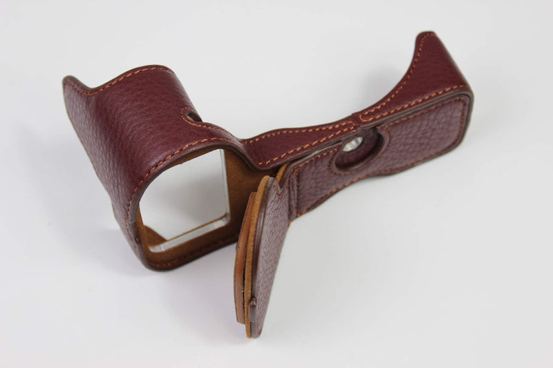 Z7 Z6 Z5 Case, BolinUS Handmade Genuine Real Leather Half Camera Case Bag Cover for Nikon Z5 Z6/Z6II Z7/Z7II Bottom Opening Version + Hand Strap (Coffee) Coffee
