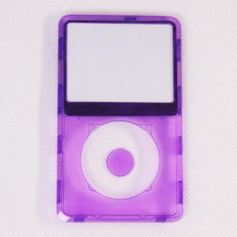 Clear Purple faceplate with clickwheel and Button for iPod Classic 6th 7th for Classic 80GB 120GB 160GB