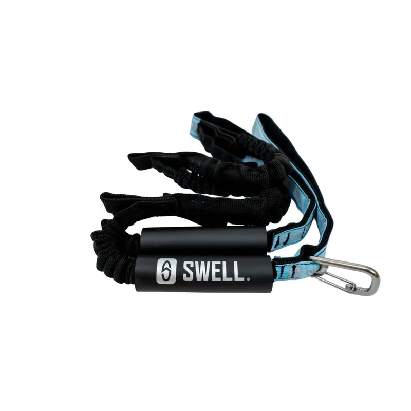 SWELL Bungee Dock Lines for Boats 6 Ft. - Heavy Duty Adjustable Bungee Dock Line, Shock Absorbing Tie Line for Boats, Jet Skis, Pontoons, Kayaks Blue