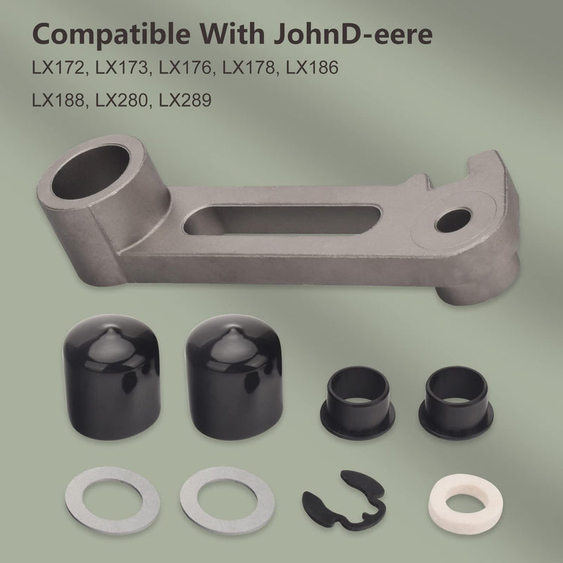 M143350 24H1184 T40189 M122350 M111358 M131119 Deck Idler Arm Ternsioner & Bushing Rebuild Kit Compatible with LX172 LX188 LX280 GX255 GX345 48C 54C GT LX GX GT242 GT262 GT275