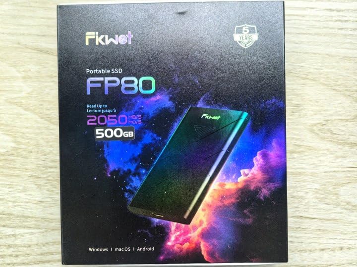 1TB External SSD, Portable SSD, Up to 2000MB/s, USB 3.2 Gen2x2 External Solid State Drives, Compatible with Smart TV, PS5/PS4(Pro), iPhone 15/16, Xbox, Mac & Windows and Other Devices(FP80) FP80 1TB