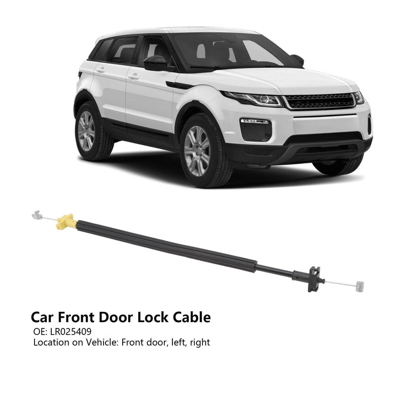 Aramox Car Front Door Lock Release Cable, Left Right Side Exterior Door Release Cable, LR025409 Fit for Evoque 2012‑2019, 4 Door Only, Door Locking Mechanism Cable