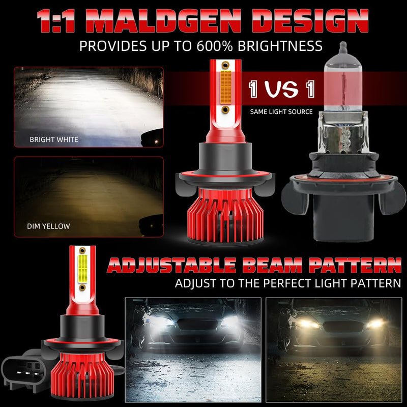  [AUSTRALIA] - For 2014 2015 2016 2017 2018 2019 2020 2021 Toyota Tundra Fog Lights Bulbs Combo, 4pcs Super Bright White Dual Beam and Fog Lights Blubs Package
