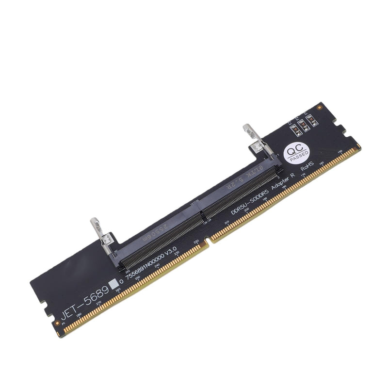 DDR5 U DIMM to So DDR5 Rvs Adapter Card, Laptop to Desktop Memory Converter for Computer Repair, with Stable Testing and Durable PCB for Maintenance