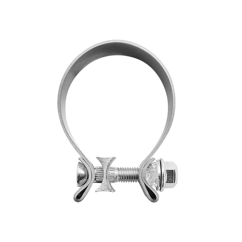 4 Inch Exhaust Clamp, Narrow Band 304 Stainless Steel Clamp for Muffler, 1 Pc 4 Inch