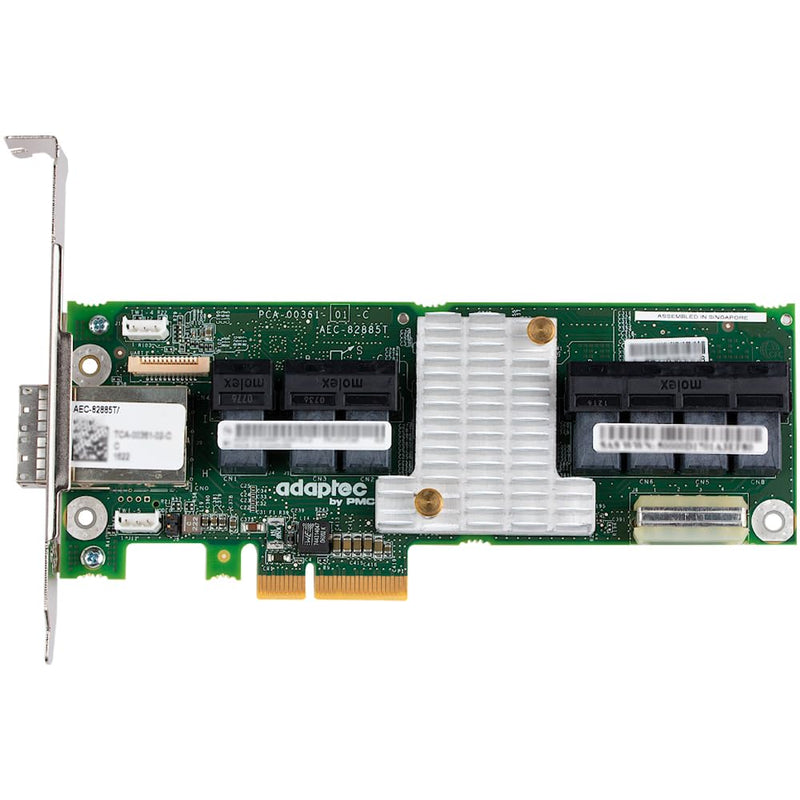 12Gb/s SAS Expander Card AEC-82885T 7X Internal 8643 + 2X External 8644 | PCIe Slot Power, No PCIe Data, SES/SGPIO, Mini-SAS HD, for HBA/RAID TrueNAS unRAID Proxmox ESXi JBOD