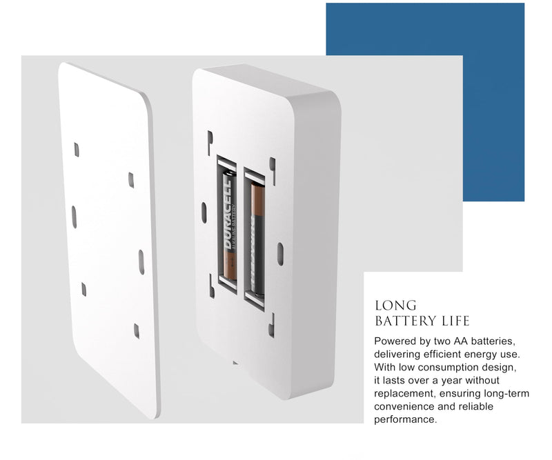 Blütezeit Wireless Keypad with IP54 Waterproof Cover for 433MHz Gate Openers, Secure PIN Code Access System, Compatible with Automatic Sliding & Swing Gate Operator Motors Wireless MWK30