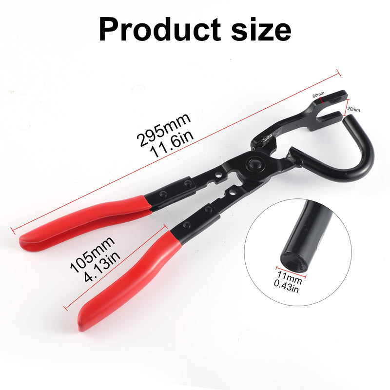 BJSIA Automotive Exhaust Hanger Removal Tool Accessories, Car Hose Removal Pliers Mechanic Tools, Lisle Brackets Rubber Hangers Tools
