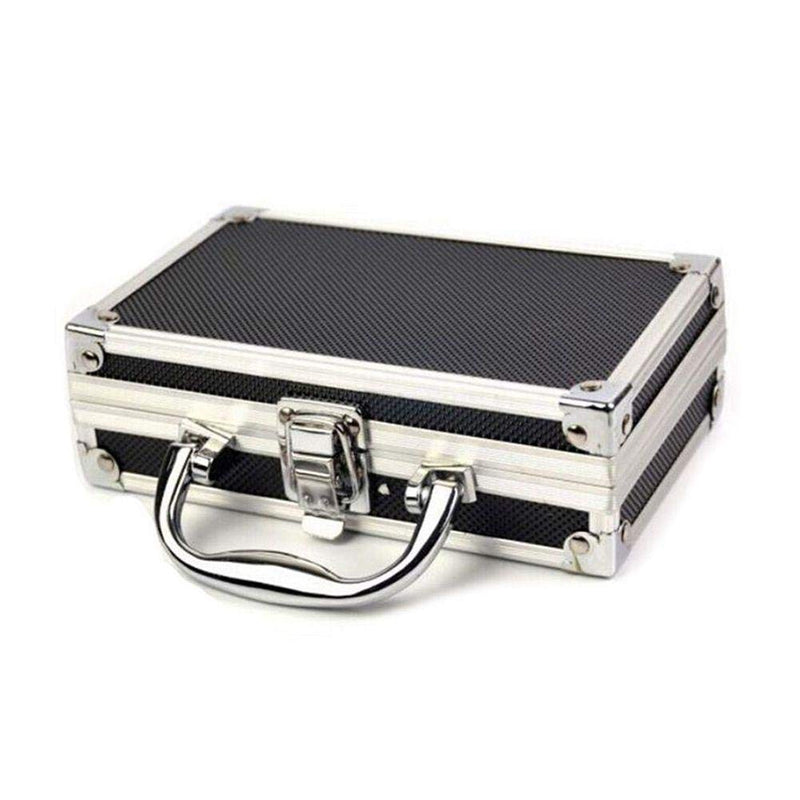 Aluminum Carrying Case - Mini Aluminum Foam Briefcase ToolBox - Portable Tool Case (180 * 110 * 55mm) 180*110*55mm