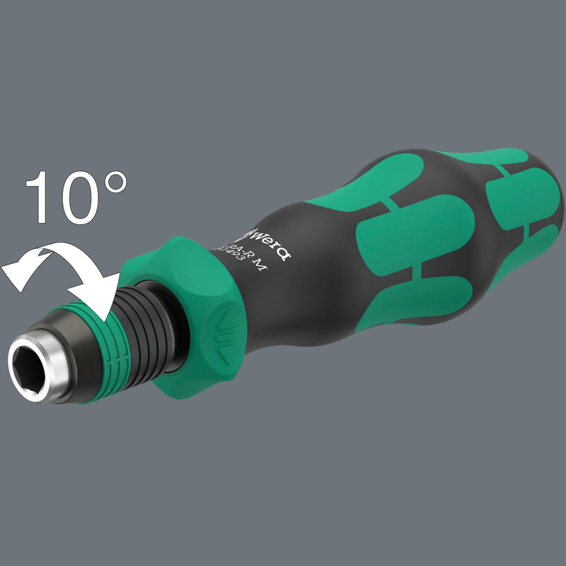 838 RA-R M BITHLD SCREWDRIVER W/RATCHET,1/4",1/4"X123.5MM