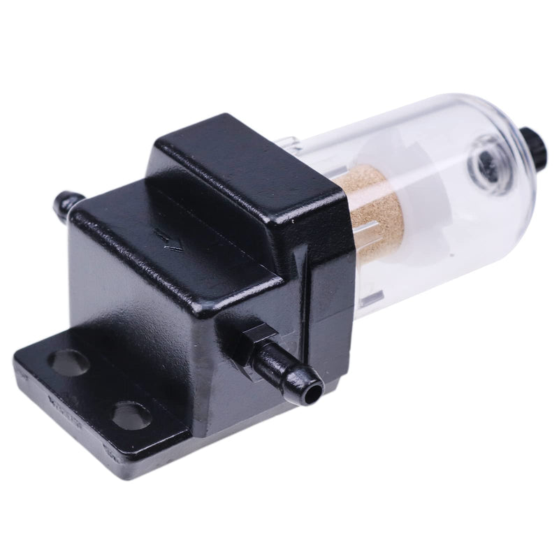ZTUOAUMA Fuel Water Separator Assy Bronze Fuel Filter Element Kit 6mm Outlet and Inlet with Hoses and Clamps Compatible with Webasto Eberspacher Diesel Parking Heaters