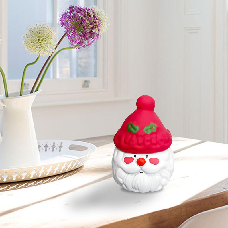 2.7 inch Large Grinder Kitchen Helper, Santa Claus Shaped Grinder for Christmas Gift - White