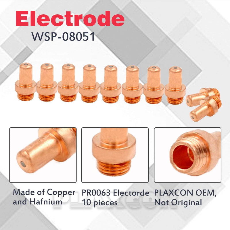 PLAXCON CB70 Torch Plasma Cutting Consumables Kit PR0063 PD0088-12 for Eastwood Versa-Cut 60 amp Cutter 38PK