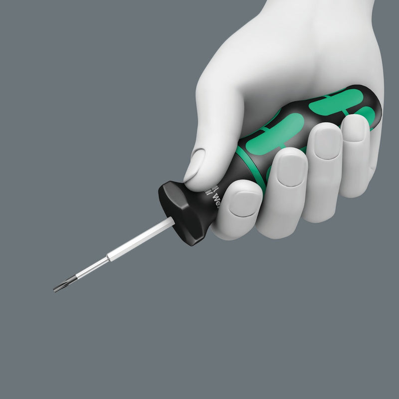Wera 05027932001 Kraftform 300 TX Torque-Indicator Torx Screwdriver, TX8 Head, 65mm Blade Length TX 8 Head