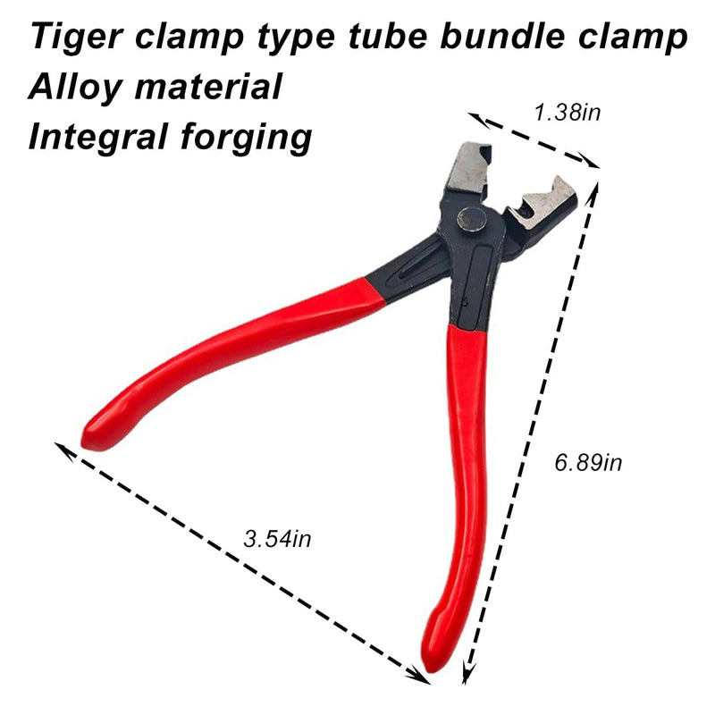 Car Hose Clamp Pliers, Steel Clic & Clic-R Type Vehicle CV Boot Clip Repair Tools, Heavy Duty Automotive Collar Tube Removal Accessories, Universal for SUV Sedan Trucks