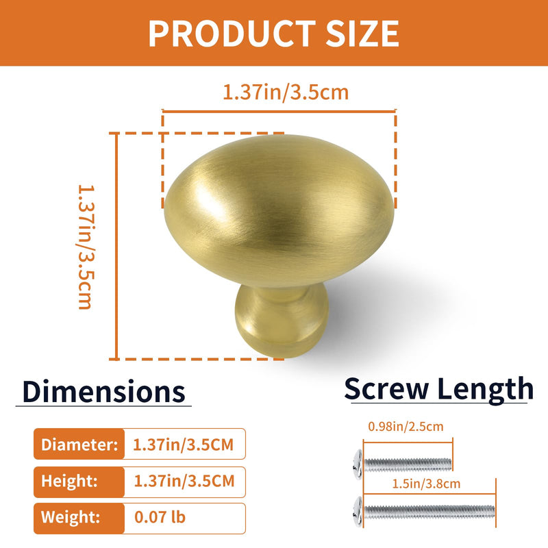 12 Pack Antique Brass Oval Cabinet Knobs Decorative Hardware for Kitchen Cabinets Drawers Dressers Bathroom Zinc Alloy Handles TY-AB-K12 12