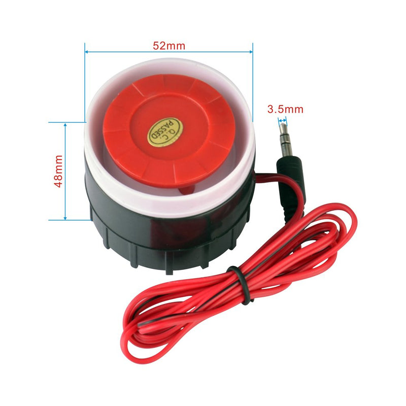 2V 3V 5V 6V 9V 12V DC Piezo Electronic Buzzer Very Load Alarm Electric Security Siren Horn 120dB@12VDC