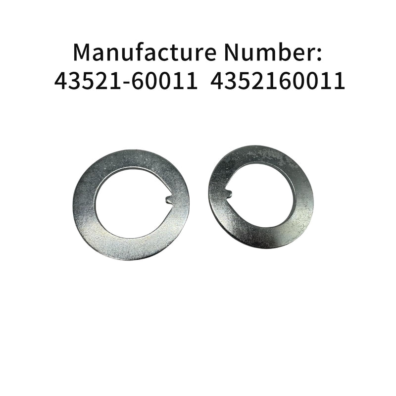 54mm 43521-60011 Front Adjusting Hub Nut Kit Fit for Toyota 4Runner T100 4WD, Axle Hub Spindle Lock Nut Wash Kit for Land Cruiser 40 50 60 70 80 100 Series for Lexus LX450 LX470 for Hiluxs 4X4