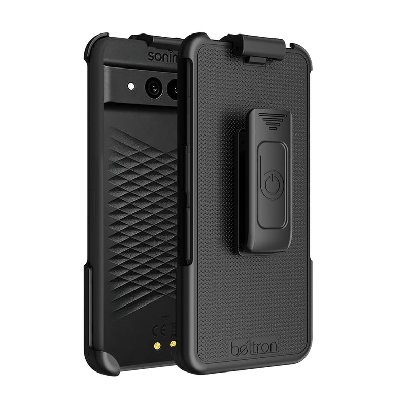 BELTRON Holster Case for Sonim XP Pro Thermal, Heavy Duty Belt Clip Holder (AT&T FirstNet X802 Phone) Features: Secure Fit, Quick Release Latch, Durable Rotating Belt Clip (2.25" Clip) 2.25" Clip