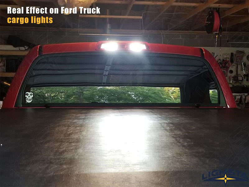 9PCS Super Bright White LED Interior Light Kit Package for Ford F150 2009 2010 2011 2012 2013 2014 + Cargo Lights + License Plate Lights and Install Tool