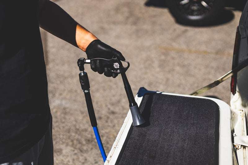 The Rag Company - The Ultra Air Blaster (Version 2) – Lift and Blast Dirt and Debris Away for Interior Detailing; Durable and Ergonomic Metal Design; Trigger Operated