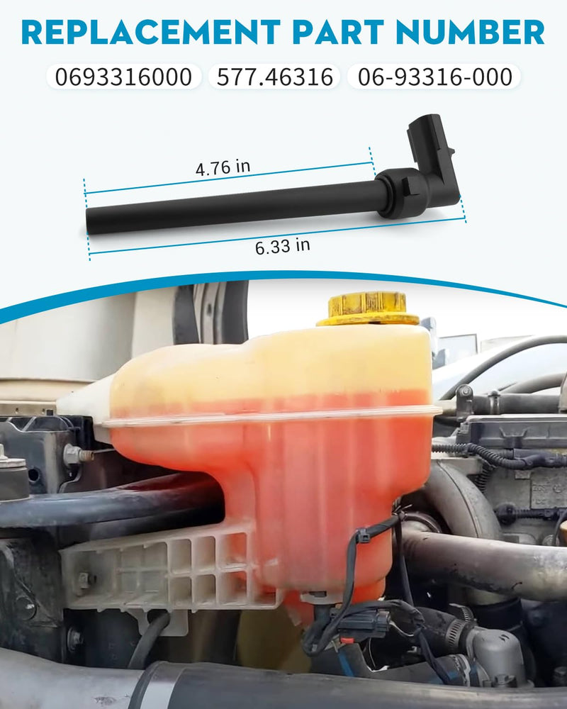 0693316000 Coolant Level Sensor HDEP Fit for Freightliner Cascadia Replacement for 577.46316 06-93316-000