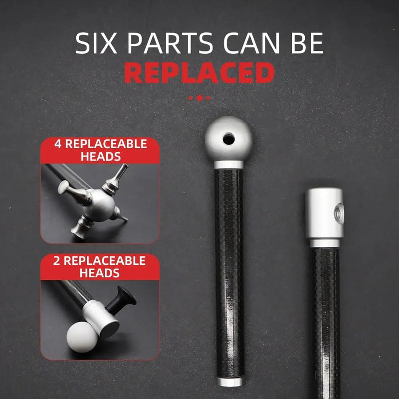 Auto Bump Repair Tool Carbon Technology Black Adjustable Carbon Fiber Hail Rod Hammer Paintless Dent Repair Tools