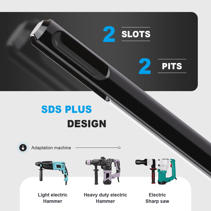 1-1/5" x 24" Auger Drill Bit with SDS Plus Shank for Wood,Tri Flute Ship Auger Long Drill Bit for Soft and Hard Wood,Tree Stump,Plastic,Drywall and Composite Materials 1-1/5"x24"